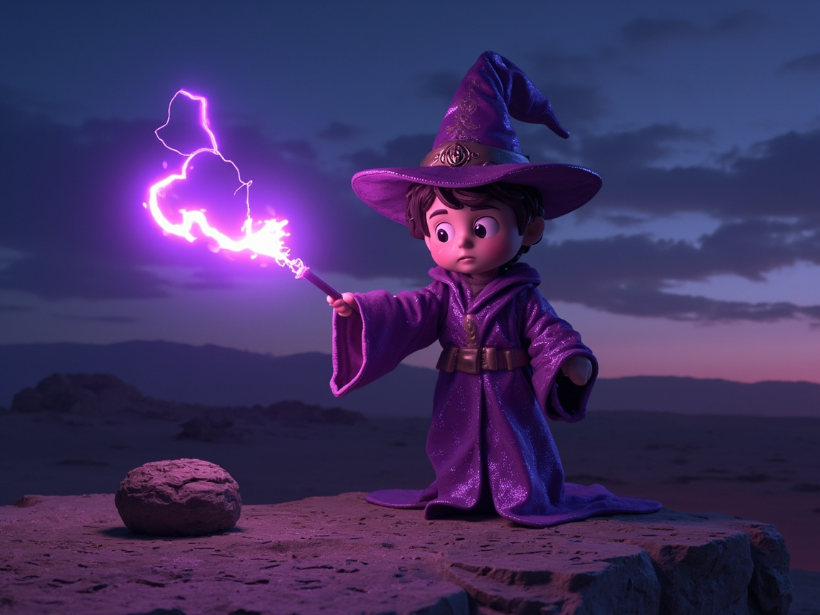 Wizard Casting Spell - Minimax AI Image Generator | Text to Image 4:3