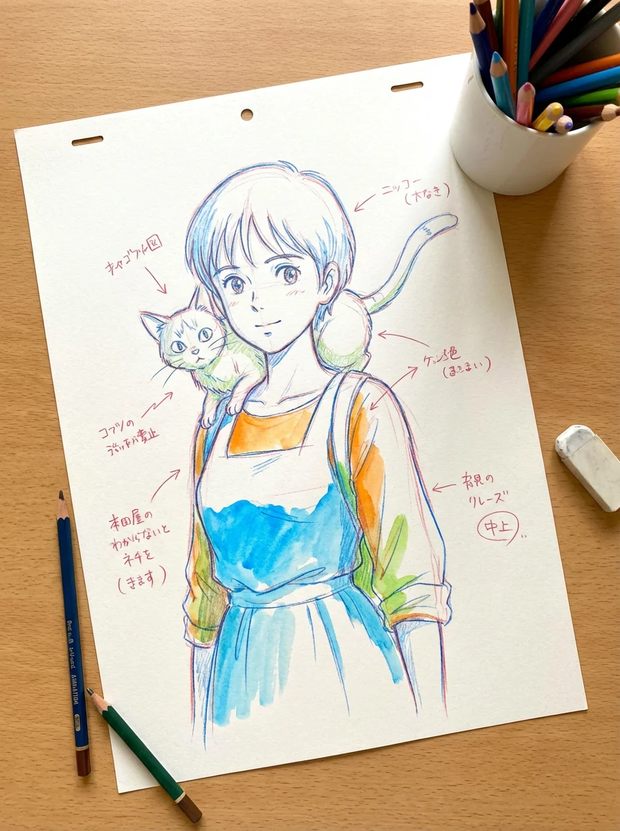 Original low resolution anime image before Waifu2x upscaling