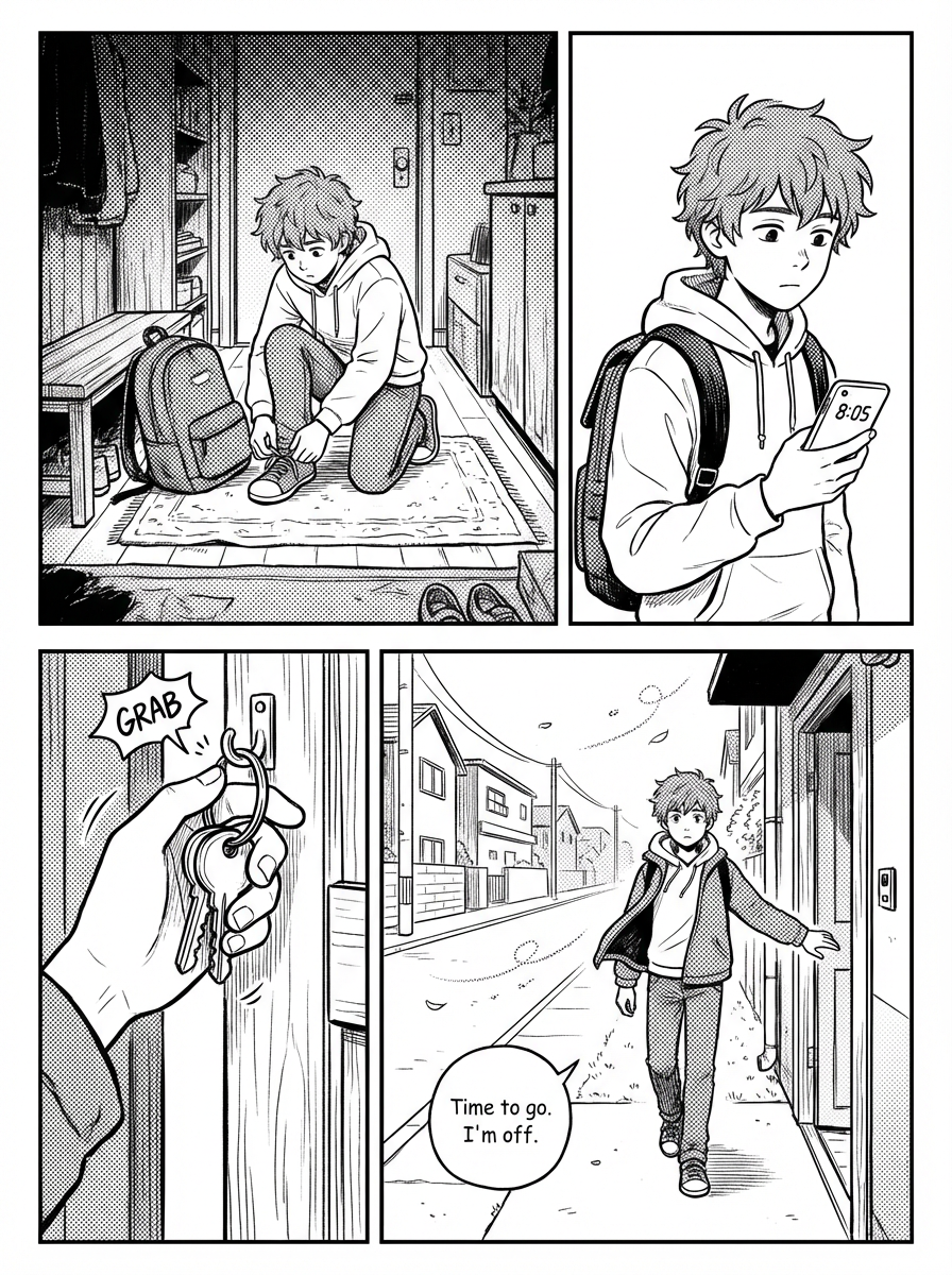 Original low resolution manga page before Waifu2x upscaling